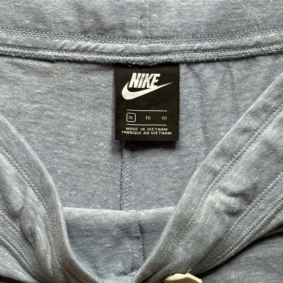 Nike Light Blue Cotton Drawstring Shorts - Picture 5 of 5